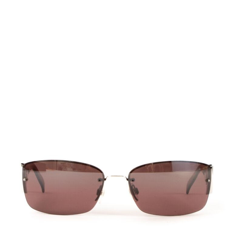 Chanel Red Acetate CC Rhinestone 4117 Sunglasses ○ Labellov