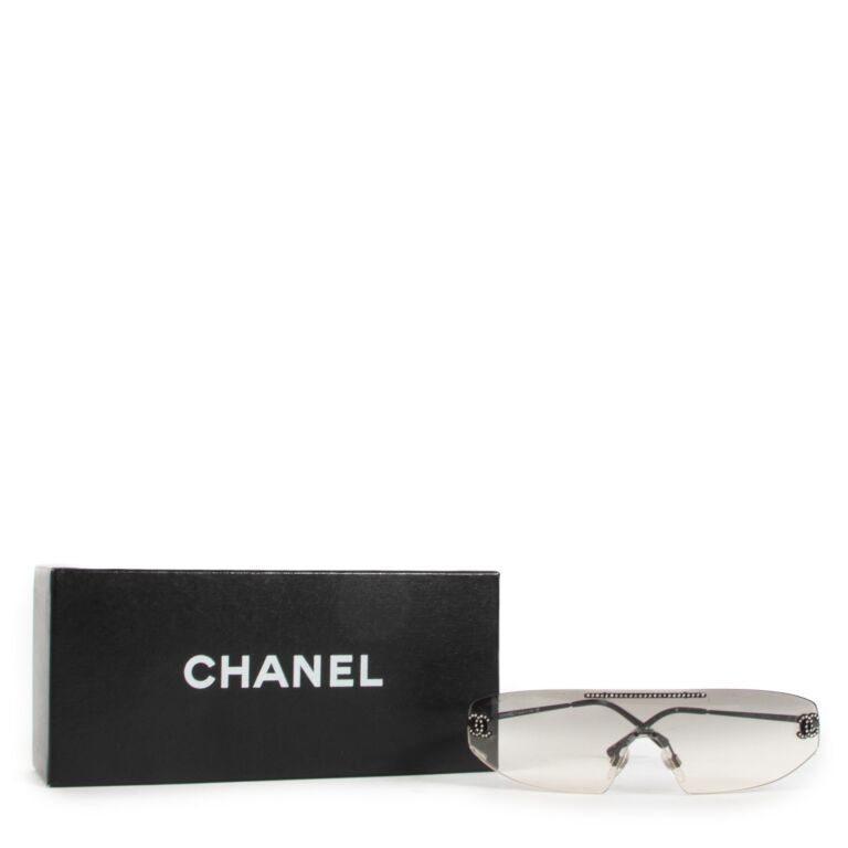 Chanel Black 4078 CC Crystal Sunglasses Labellov Buy and
