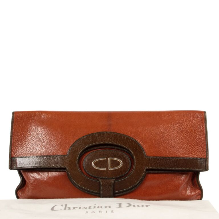 Christian Dior Pochette in Brown Fabric – Fancy Lux