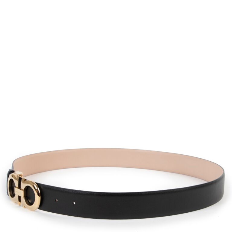 Leather belt Salvatore Ferragamo Black size Not specified
