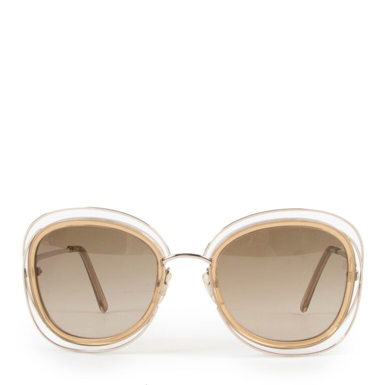 Chloe gold sunglasses cheap
