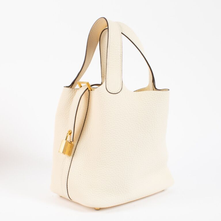 Hermès Picotin Lock 18 Nata Clemence GHW ○ Labellov ○ Buy and