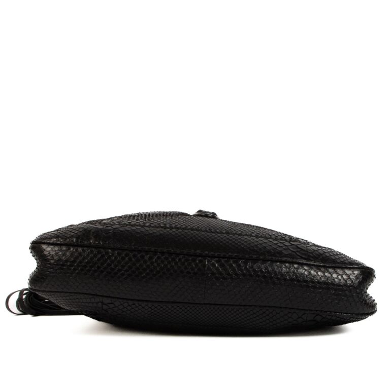 Gucci Black Python New Jackie Hobo Shoulder Bag Labellov Buy