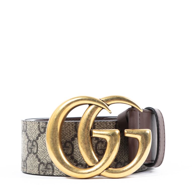 Gucci marmont deals supreme belt