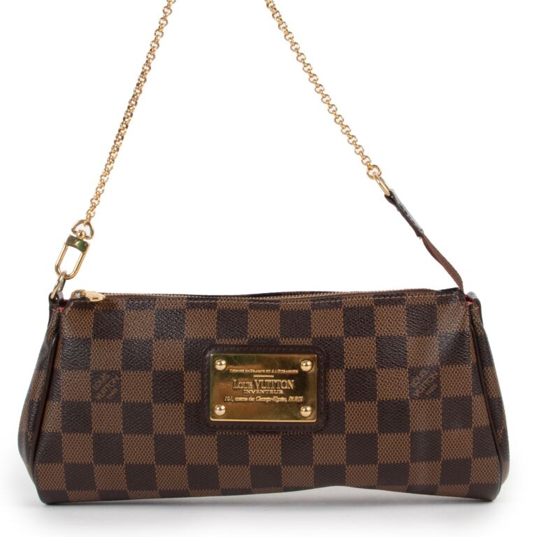 Louis Vuitton Damier Ebene Eva Clutch (SHF-21588) – LuxeDH