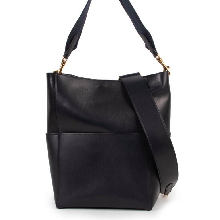 C line Navy Blue Sangle Bucket Bag Labellov Buy and Sell