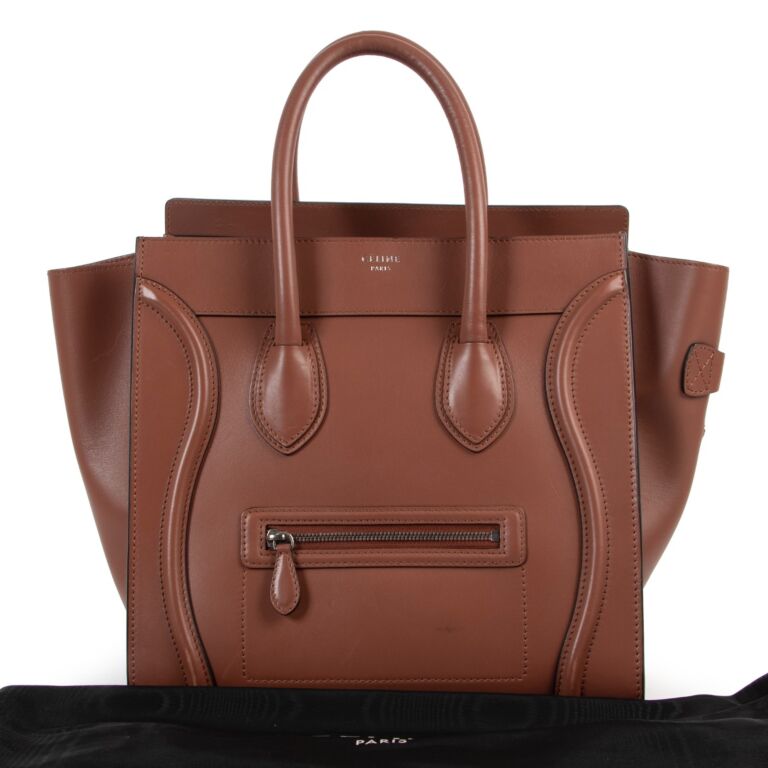 Mini luggage cheap handbag celine
