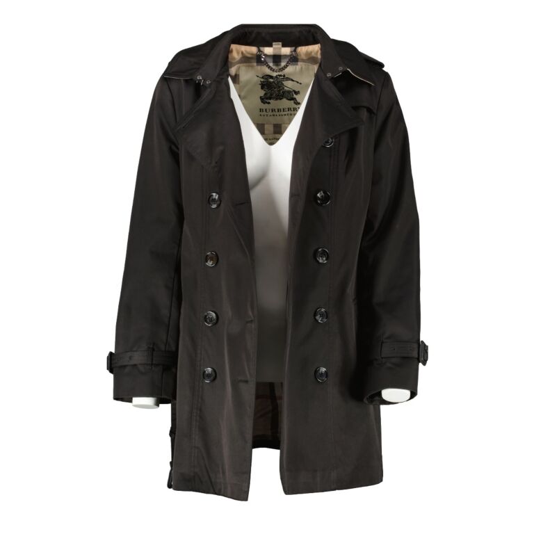Burberry the sandringham short trench coat hot sale