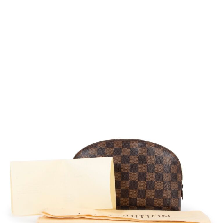 Louis Vuitton Damier Ebene Cosmetic Pouch GM Labellov Buy