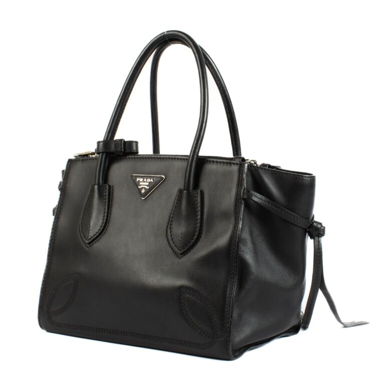 Prada Black City Sport Twin Tote Bag ○ Labellov ○ Buy and