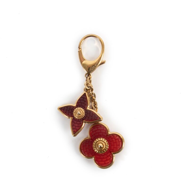 LV Foxy Bag Charm and Key Holder - Luxury S00 Red