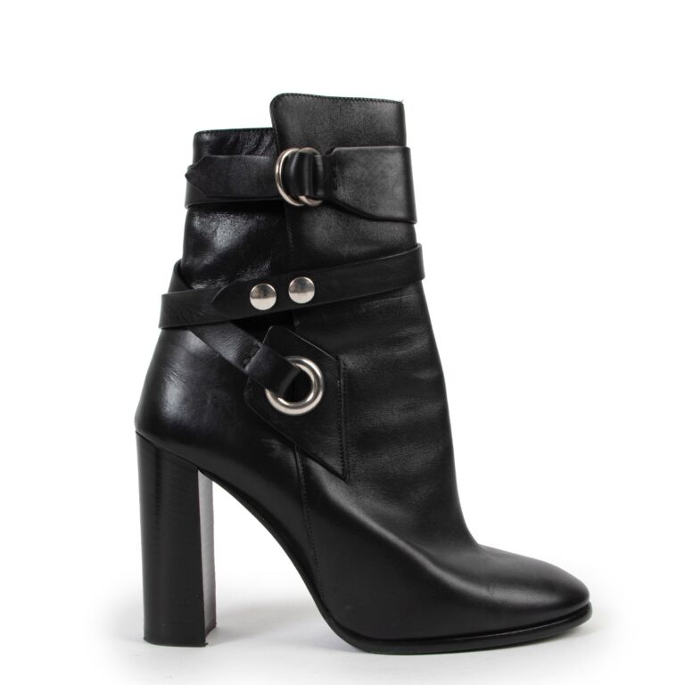 Isabel Marant Black Leather Boots Size 41 Labellov Buy and Sell Authentic Luxury