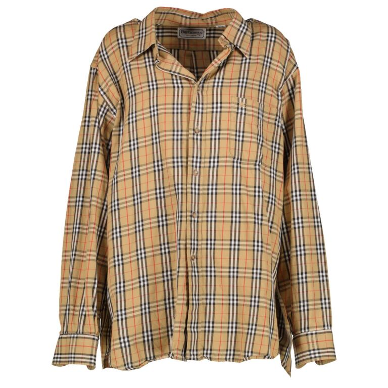 Burberry shirt on sale size