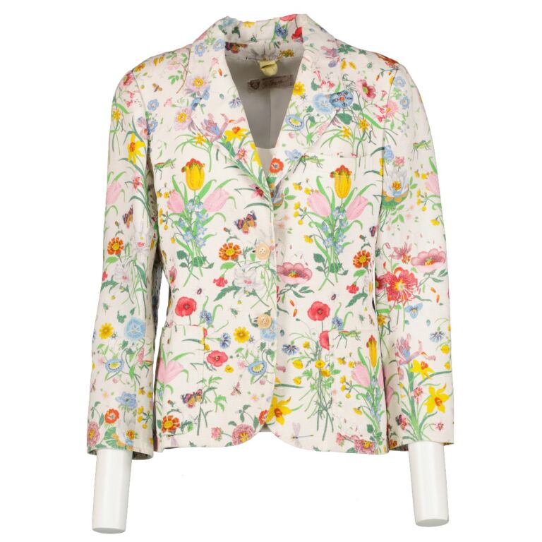 Gucci shop floral blazer