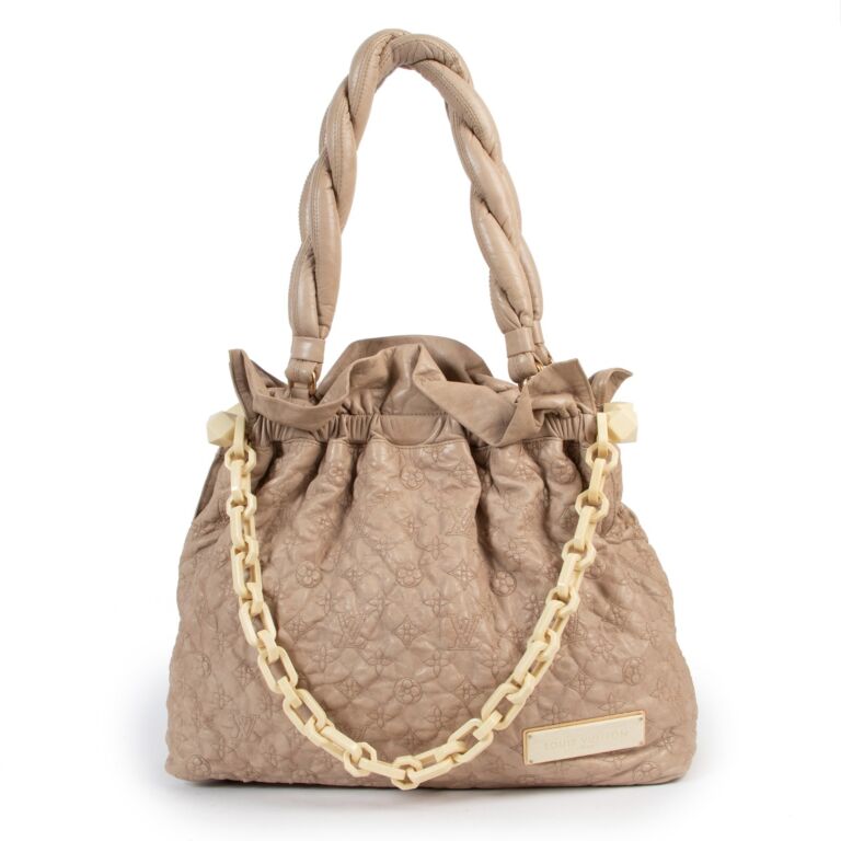 Louis Vuitton Ecru Monogram Olympe Stratus GM Shoulder Bag