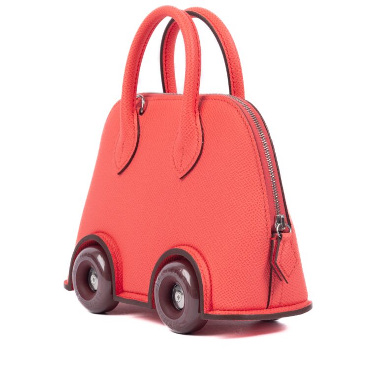 Hermès Bolide On Wheels Rose Texas / Rouge H Epsom ○ Labellov ○ Buy and  Sell Authentic Luxury