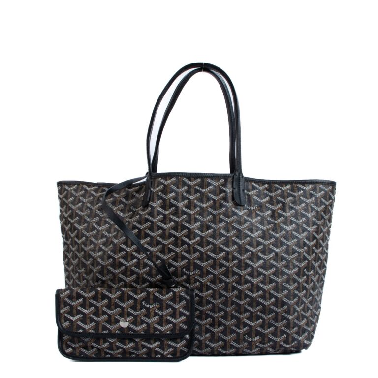 Goyard Black St. Louis PM Tote Bag Labellov Buy and Sell