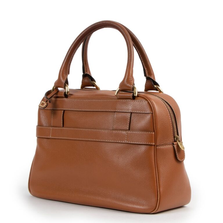 HAND BAG DELVAUX PIN BAUDRIER POLO LEATHER CAMEL BANDOULIERE HAND BAG PURSE  ref.943634 - Joli Closet
