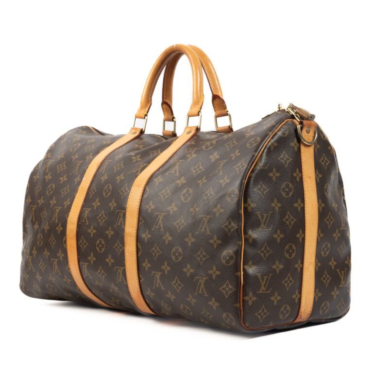 Louis Vuitton Vintage Classic Monogram Keepall 50 Travel Bag