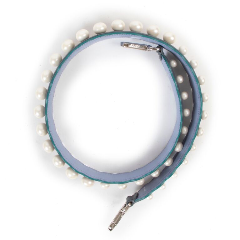 Fendi pearl strap top