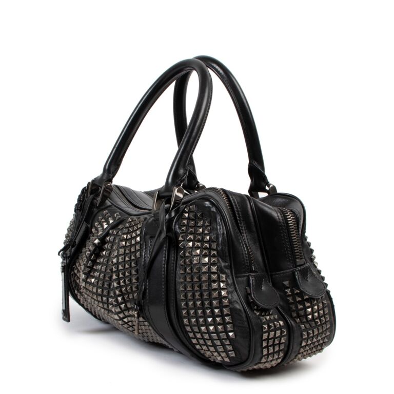 Studded burberry bag deals