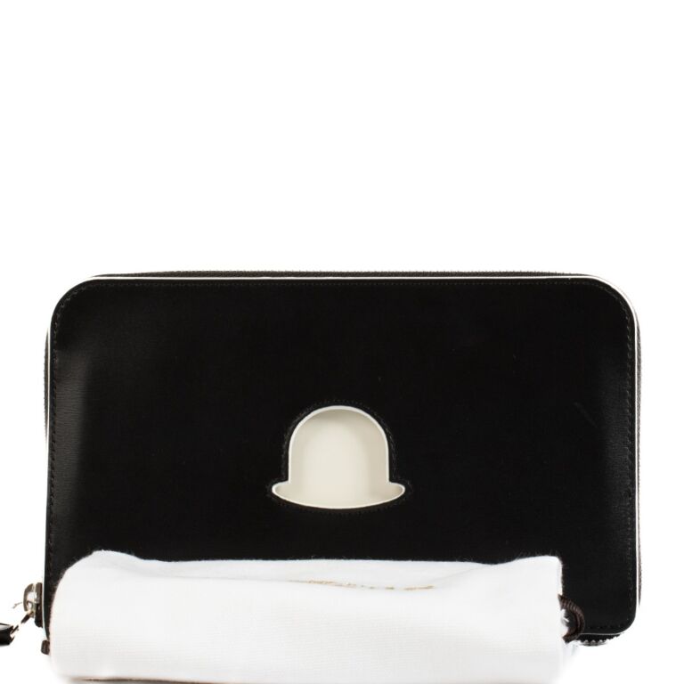 Delvaux René Magritte Black Box Calf Trompe L'Oeil Bowler
