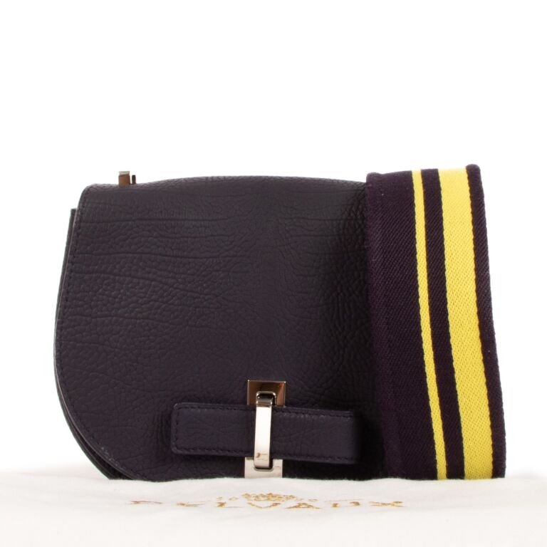 Delvaux Spring Summer 2017 Le Mutin Mini Indigo Citron Crispy