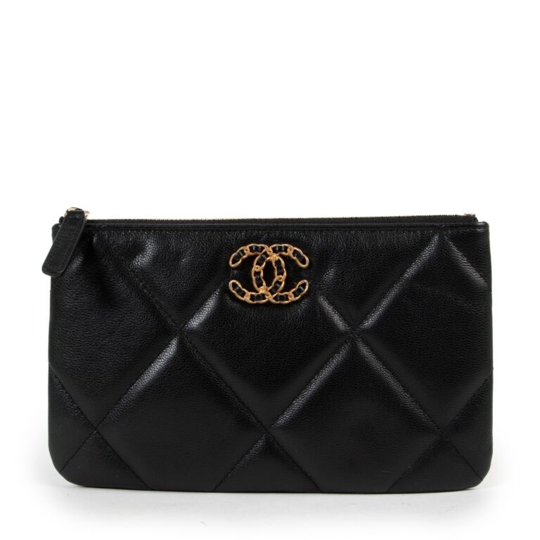 Chanel 19 small pouch clearance