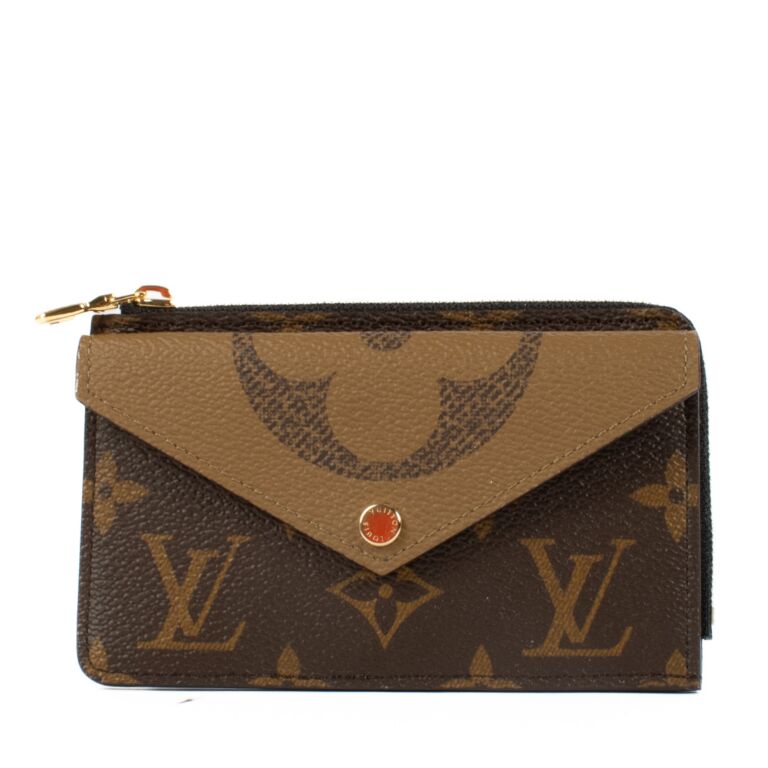 Louis Vuitton Monogram Recto Verso Wallet Card Holder