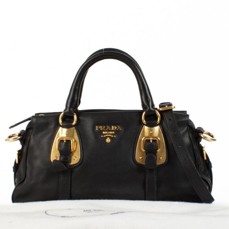 Calf leather bag prada shop