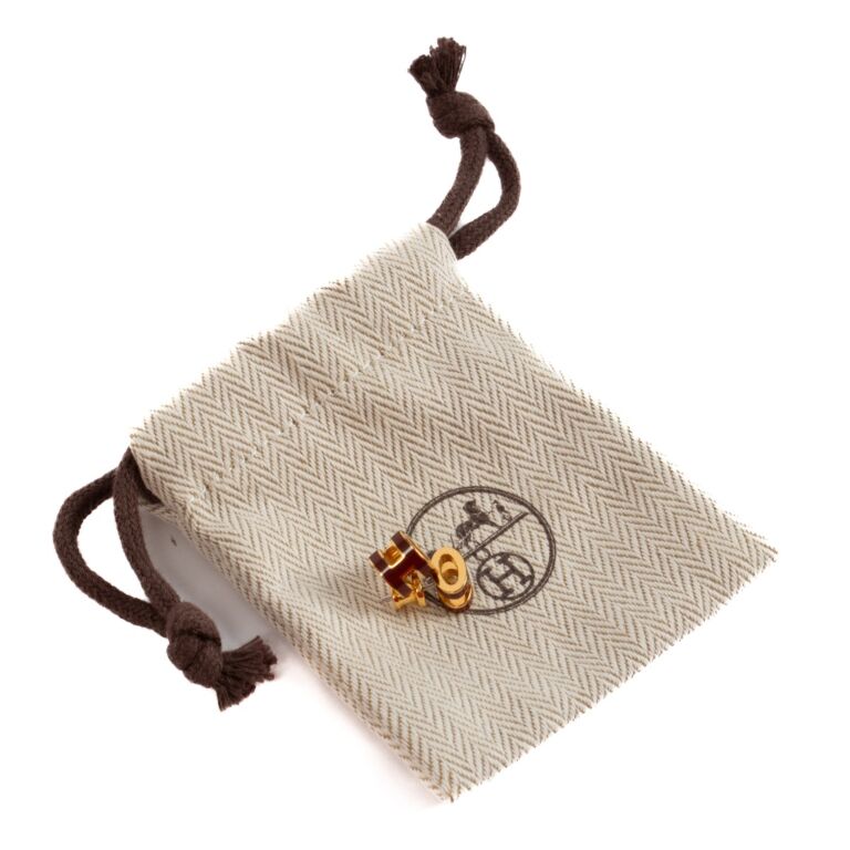 Hermès Rouge H Mini Pop H Earrings ○ Labellov ○ Buy and Sell