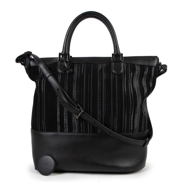 割引クーポン Cuir De Toile Black Delvaux Every Labellov ○ Bag Tote D バッグ