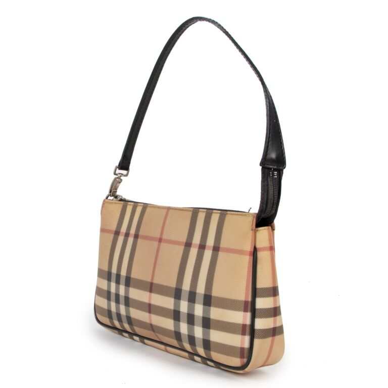 Burberry Calfskin House Check Maidstone Medium Shoulder Bag (SHF-21993 –  LuxeDH