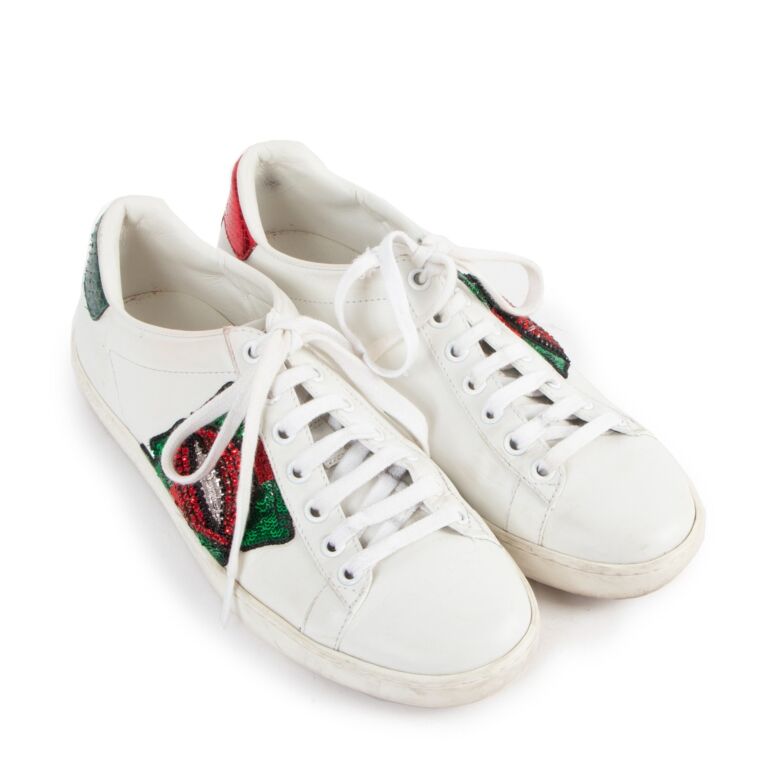 Gucci hotsell sneaker lips