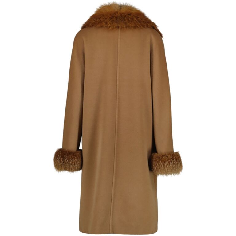 Max mara fur coat new arrivals