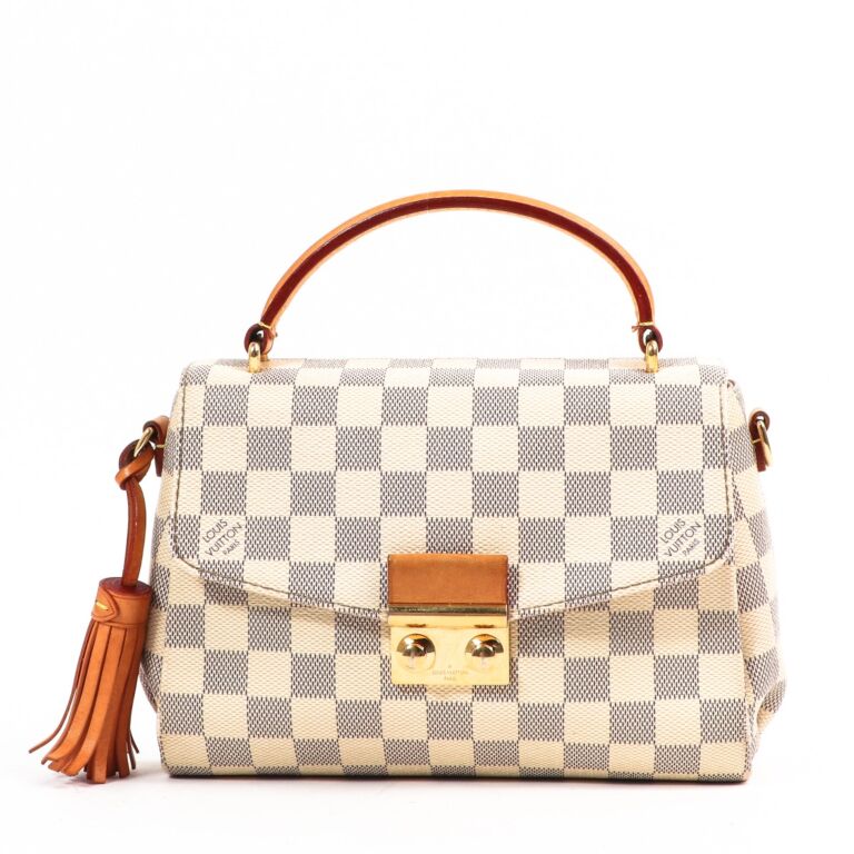 Louis Vuitton Croisette Damier Azur Canvas Top Handle Bag