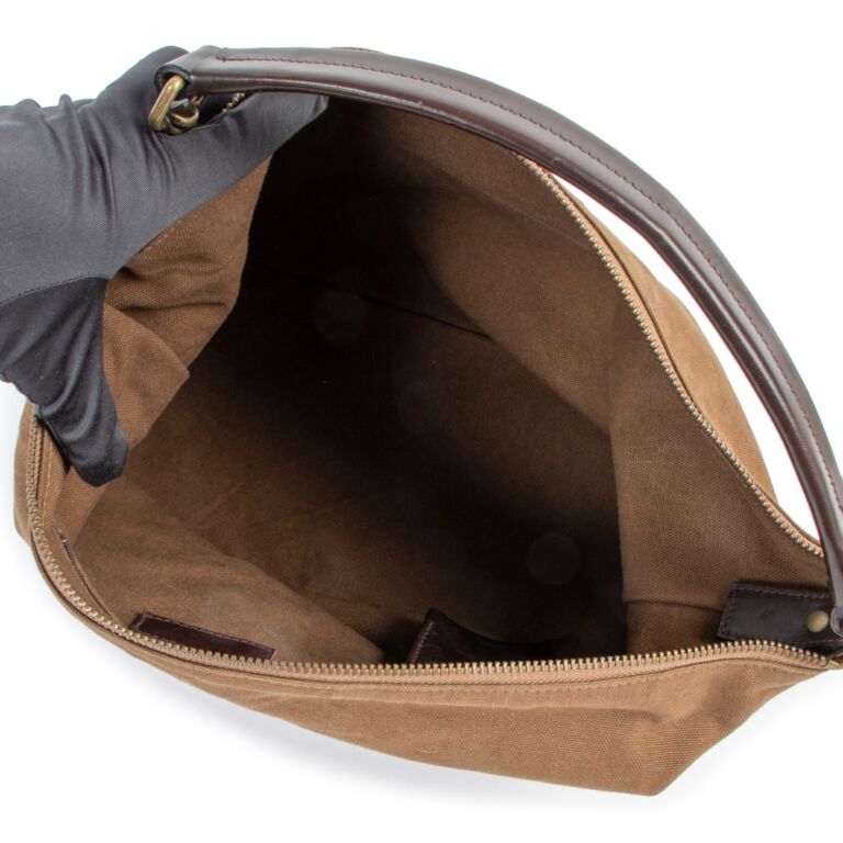 Dries Van Noten Khaki Canvas Shoulder bag ○ Labellov ○ Buy
