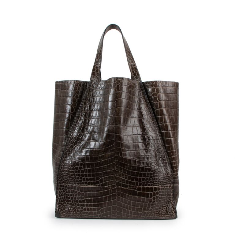 Dior Homme Fall Winter 2012 Runway Alligator Sport Tote Bag