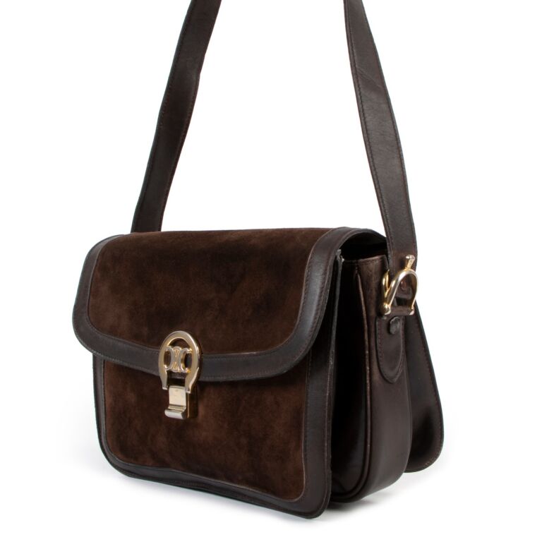 Triomphe leather handbag Celine Brown in Leather - 31958510