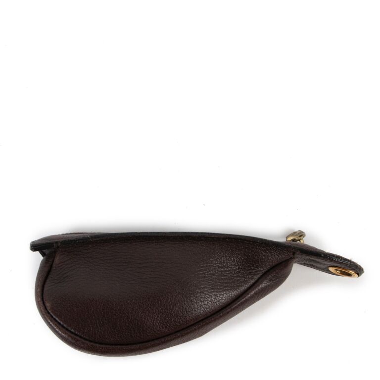 Delvaux Caf Brown Jumping Banana Coin Purse Labellov Buy