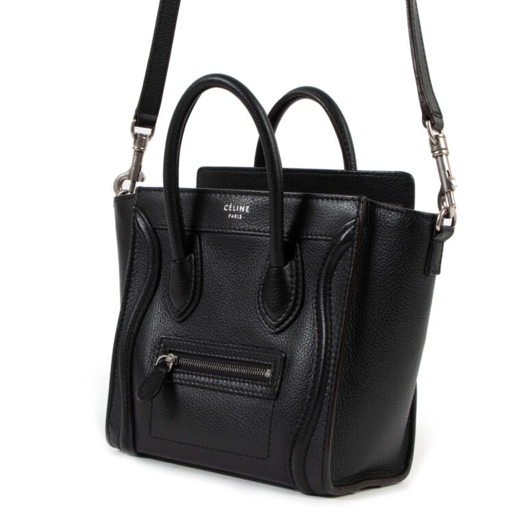 Celine shop drummed calfskin