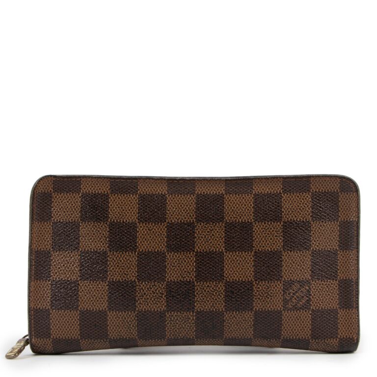 louis vuitton damier zip wallet