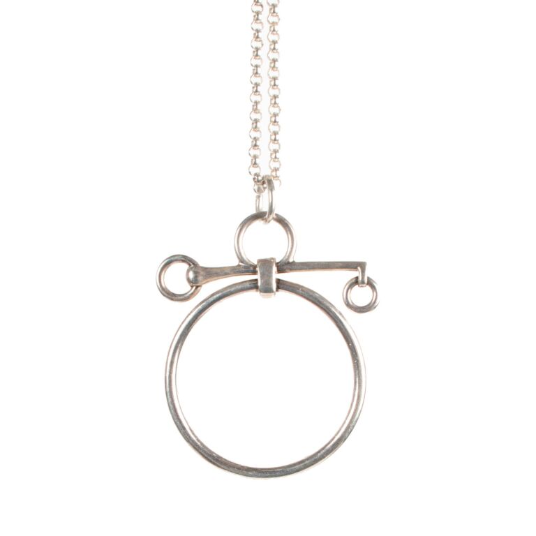 Hermès Mors de Bride Silver Necklace ○ Labellov ○ Buy and Sell