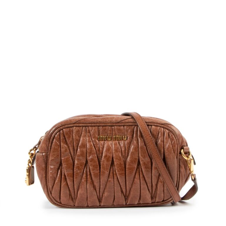 Miu Miu Palissandro Matelass Lux Crossbody Bag Labellov Buy