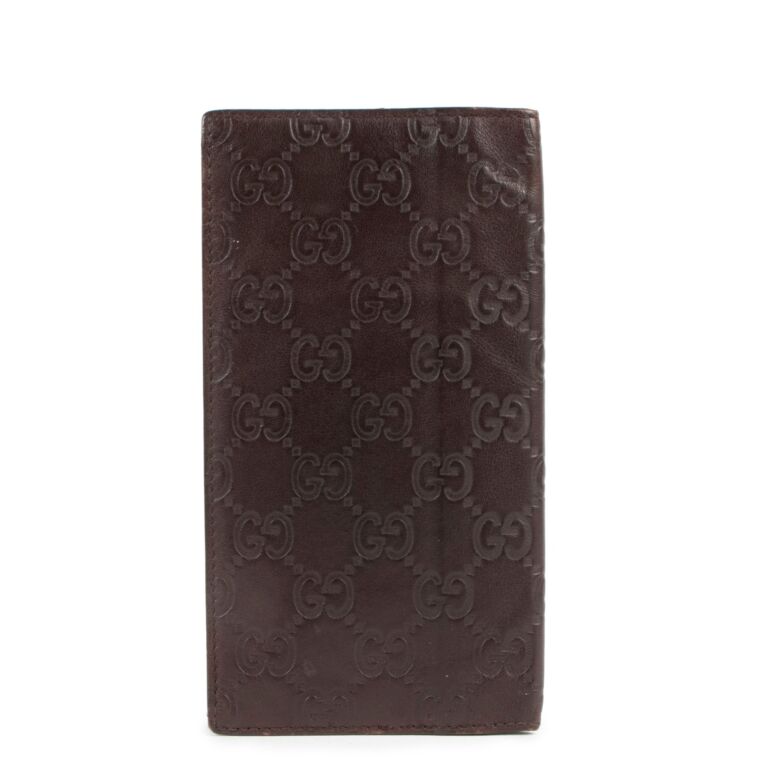 Gucci Brown Leather Guccissima Wallet ○ Labellov ○ Buy and Sell Authentic  Luxury