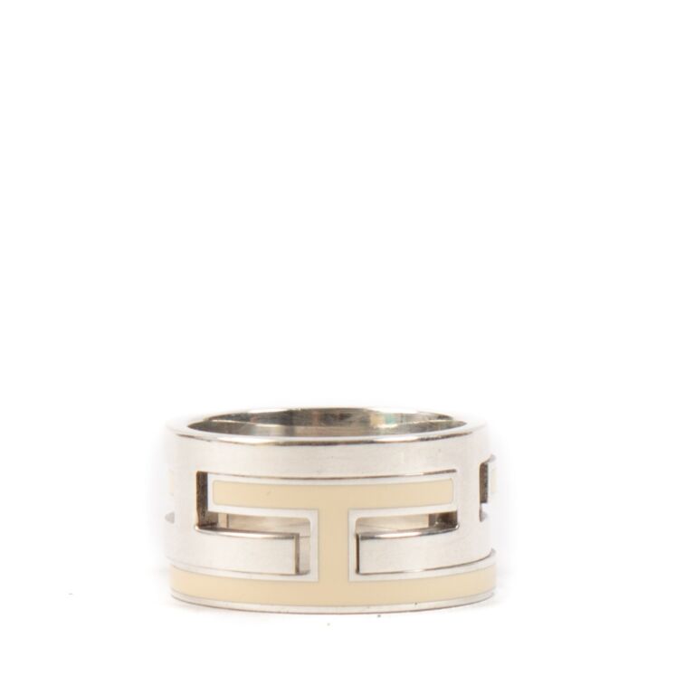 Hermes enamel ring hotsell