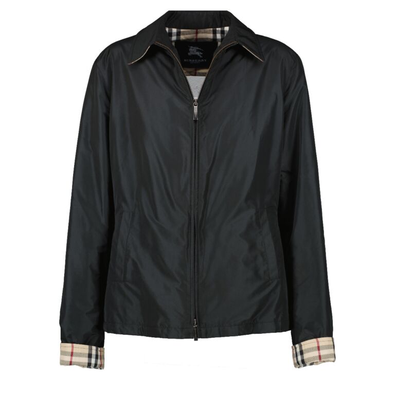 Black 2025 burberry windbreaker