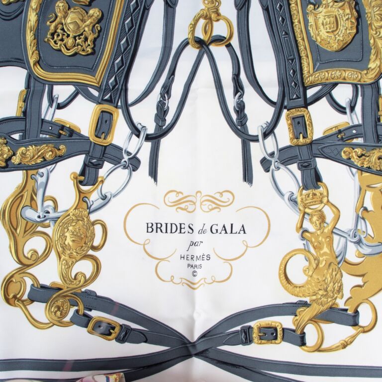 Hermes Brides de Gala Carre 90 Silk Scarf Labellov Buy and Sell Authentic Luxury