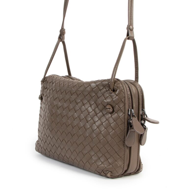 Bottega Veneta Double-Zip Nodini Cross-Body Bag