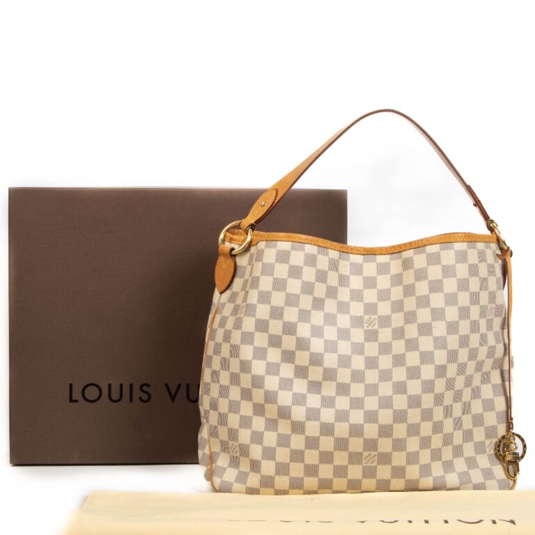 Louis Vuitton Damier Azur Delightful MM ○ Labellov ○ Buy and Sell Authentic  Luxury